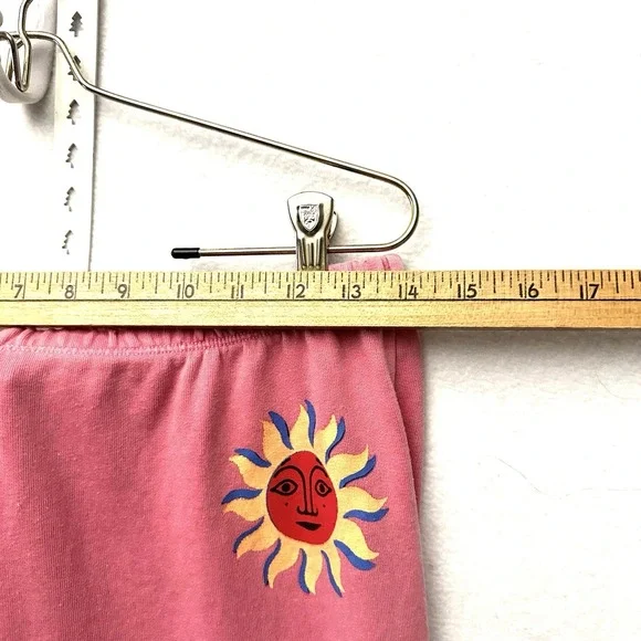 Wildfox Del Sol Knox S Small Sweat Pants in Pink Bubble Gum Joggers - Picture 5 of 10